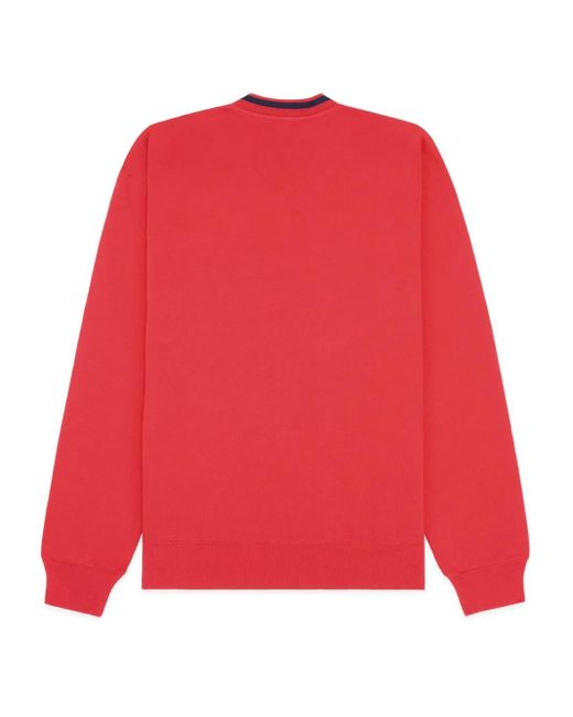 Sporty & Rich Embroidered-Logo Cotton Sweatshirt