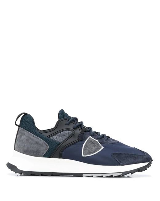 Philippe Model Blue Low-Top Sneakers for men