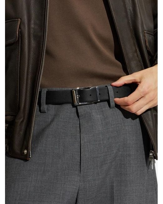 Ferragamo White Reversible And Adjustable Belt for men