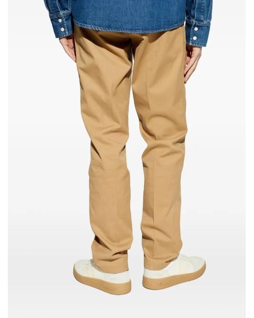 DIESEL Natural Straight-Leg Silk And Nylon Trousers for men