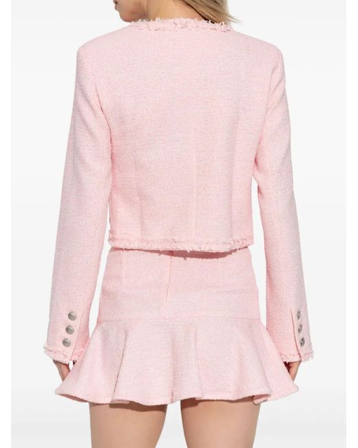 Giacca Con Dettaglio Frange di M I S B H V in Pink
