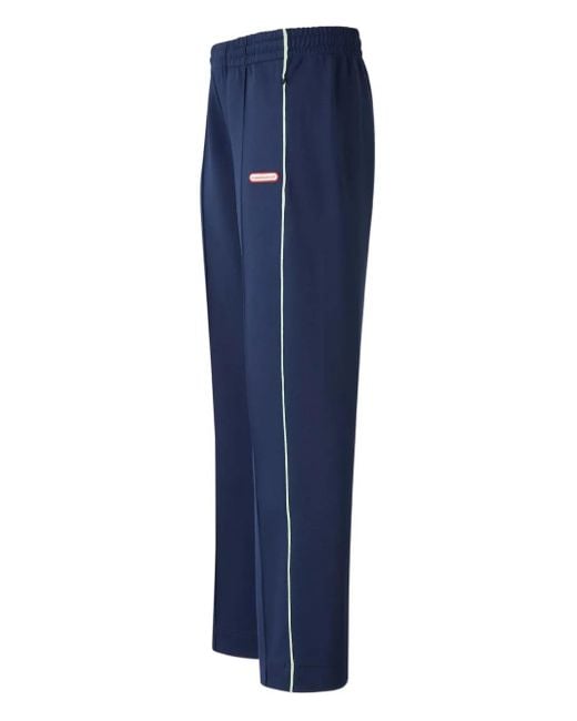 Casablanca Blue Side Stripe Track Pants for men