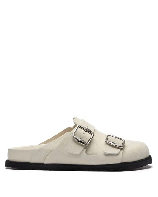 Birkenstock Double-strap Closed-toe Sandals White