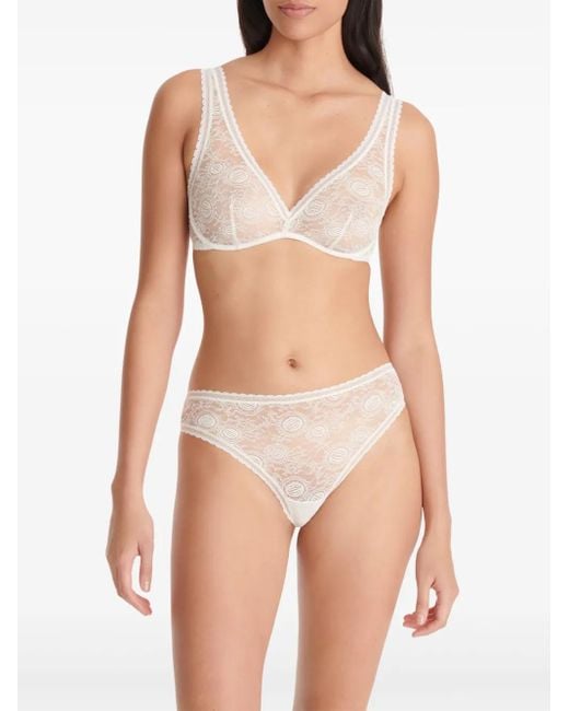 Eres White Rubellite Bra