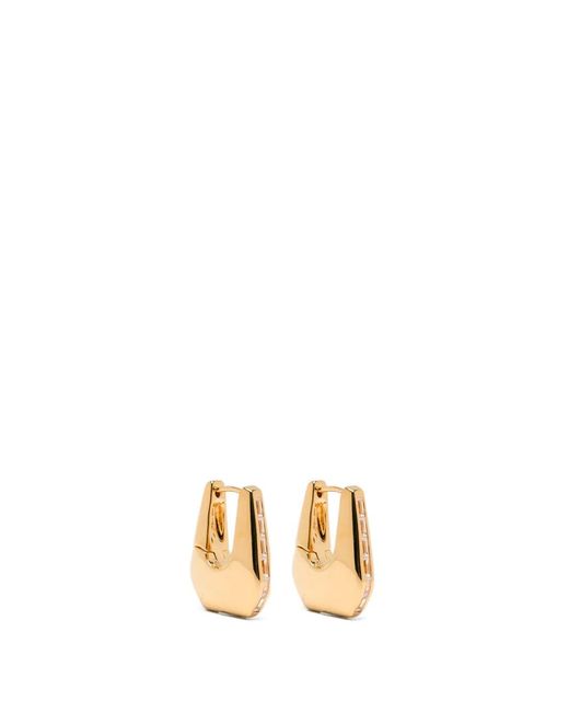 Missoma Metallic Small Lucy Williams Arco Pavé Hoop Earrings