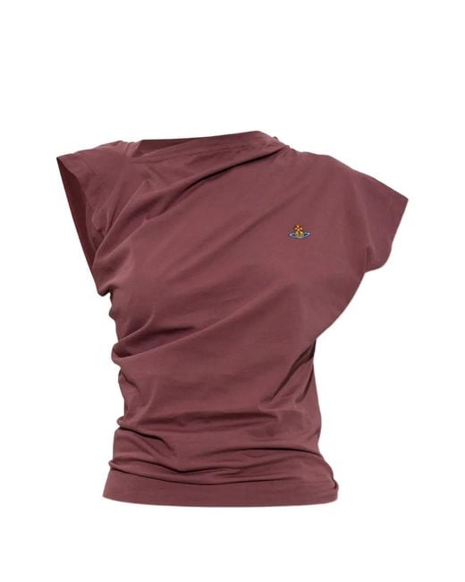 Vivienne Westwood Purple Hebo Top