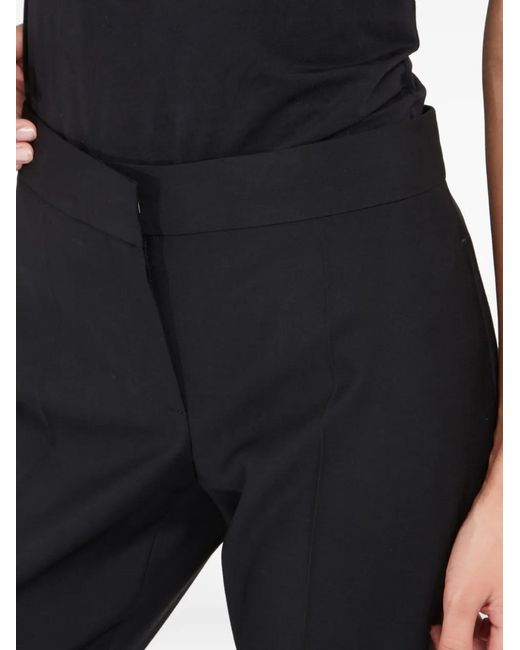 McQueen Black High-Waist Tailored Trousers