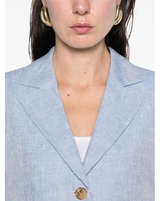 Etro Blue Linen Jacket