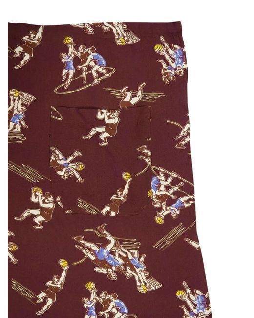 Pantalon De Pyjama Layup Printed Bode pour homme en coloris Red