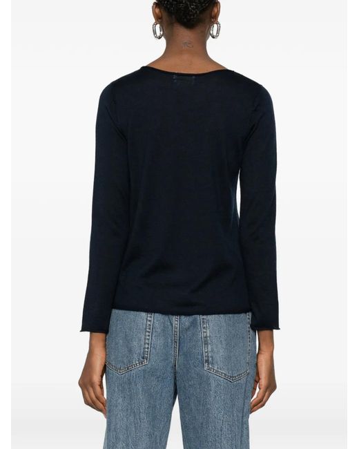 Be You Blue Long-Sleeve Sweater