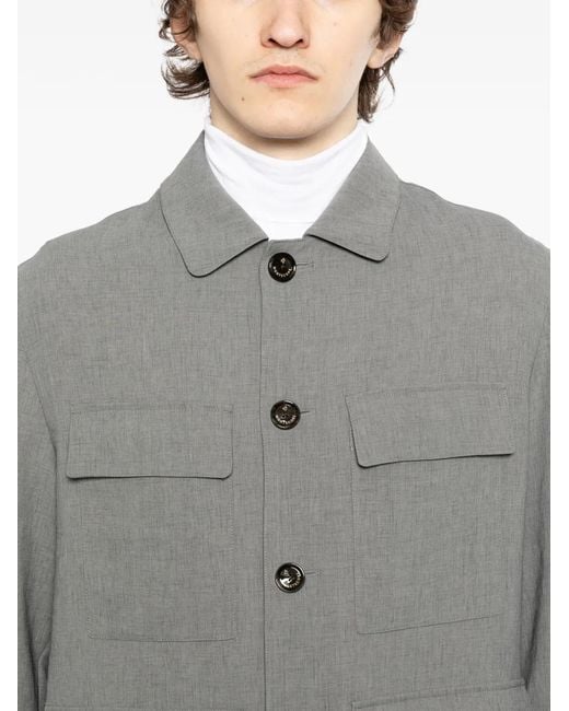 Montecore Jacke Mit Kragen in Gray für Herren