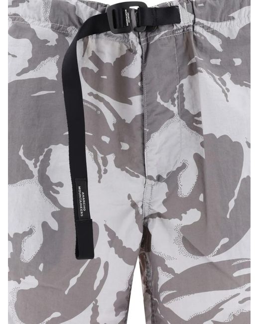 Mountain Research. Gray Camouflage Shorts for men