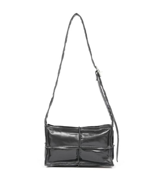 MM6 by Maison Margiela White Mini Numeric Leather Crossbody Bag