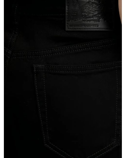 Sisley Black Logo-Patch Jeans