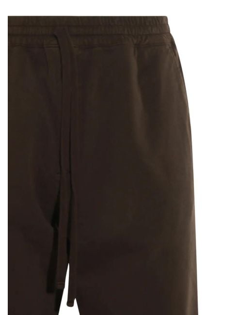Carhartt Gray Drawstring Back-Pocket Trousers for men