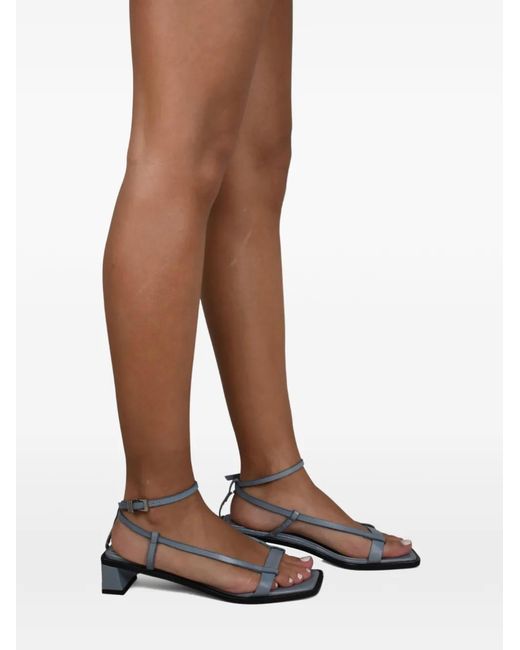 ANEST COLLECTIVE White Linea Sandals