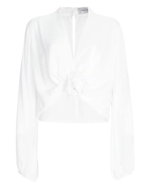 Blusa Rocio di Silvia Tcherassi in White
