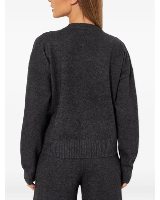 Pull À Col Rond Yves Salomon en coloris Gray