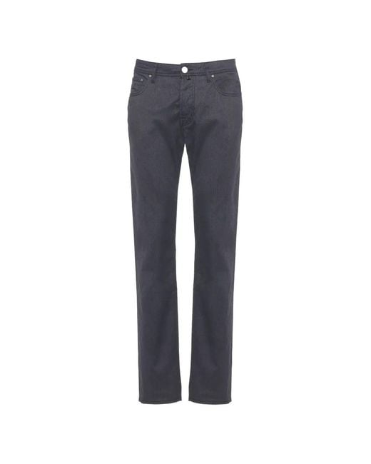 Jacob Cohen Blue Pocket Trousers for men
