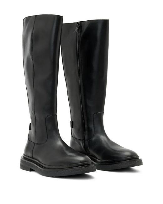 AllSaints Black Escher Zip-fastening Boots