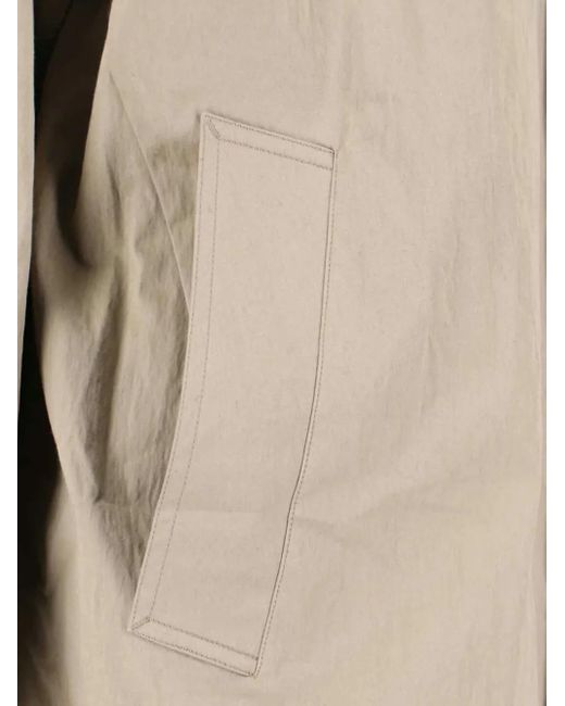 Studio Nicholson Natural Revere Buttoned Coat for men
