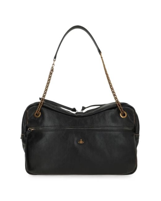 Vivienne Westwood Black Dolce Shoulder Bag