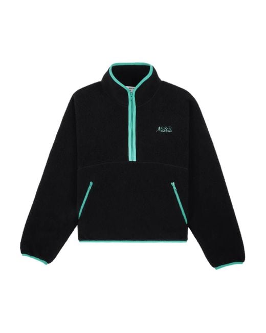 Sporty & Rich ロゴ スウェットシャツ Black