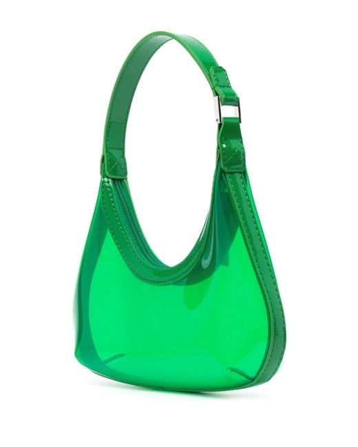 By Far Green Baby Amber Shoulder Bag