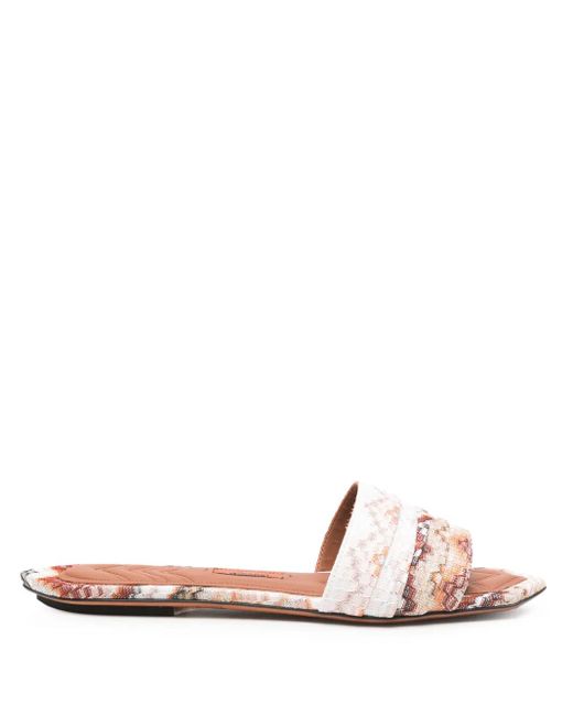 Missoni ジグザグ サンダル Pink