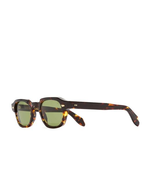 Cutler & Gross Green Tortoiseshell-Effect Sunglasses for men