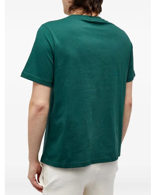Autry Green Embroidered T-Shirt for men