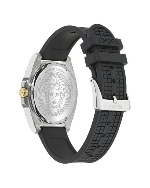 Versace Gray Greca Pulse 38Mm Watch