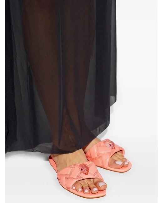 Kurt Geiger Pink Kensington Sandals