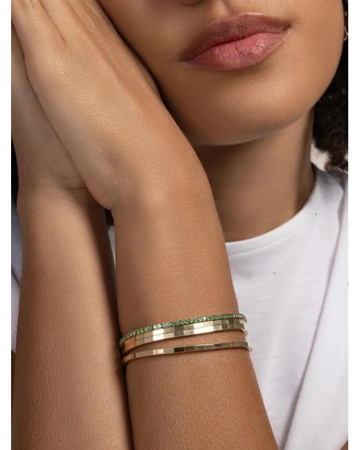 ’ROBERTO DEMEGLIO Metallic Triple-Row Wrap Bracelet