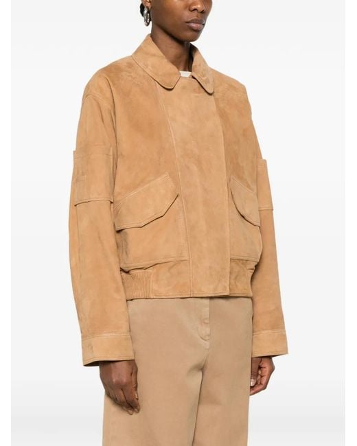 S.W.O.R.D Natural Patch Pocket Bomber Jacket