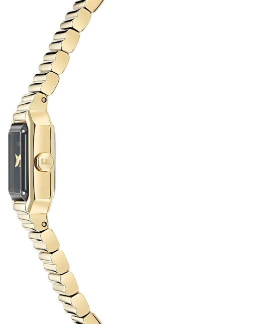 Ferragamo White Crystal Tank Petite 20Mm Watch