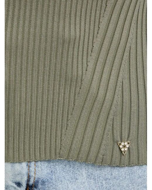Guess Green Hanna Ribbed Sweater