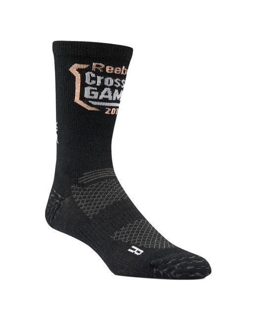 Reebok Black X Crossfit Games Crew Socks for men