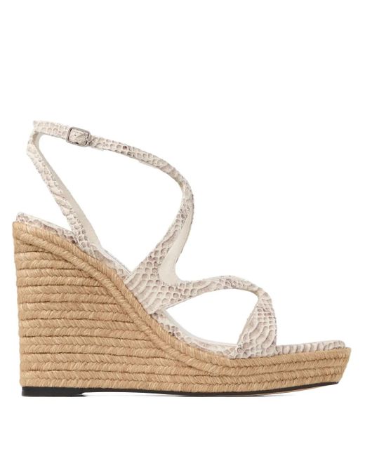 Jimmy Choo Natural Ayla Sandalen 110Mm