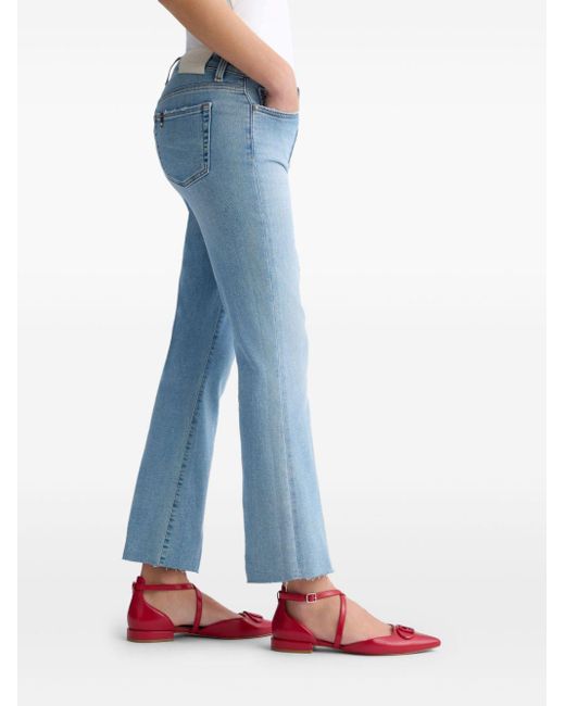 Liu Jo Blue High-Rise Bootcut Jeans