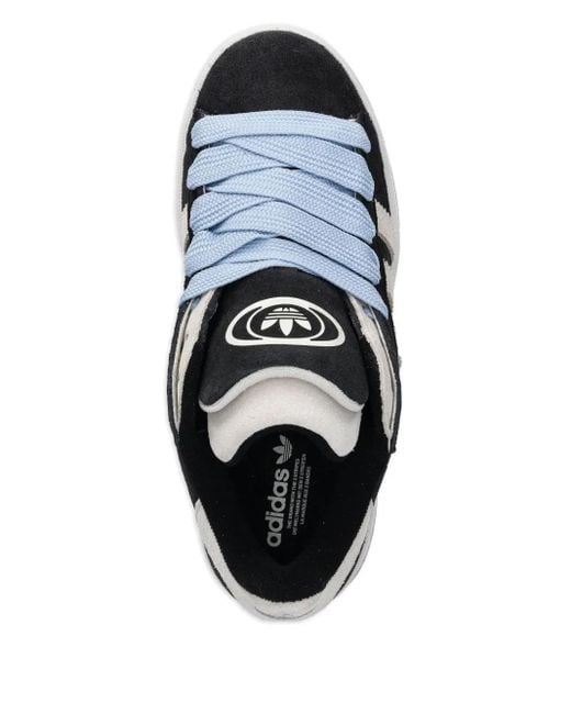 Adidas Black Campus 00S Suede 3-Stripe Sneakers