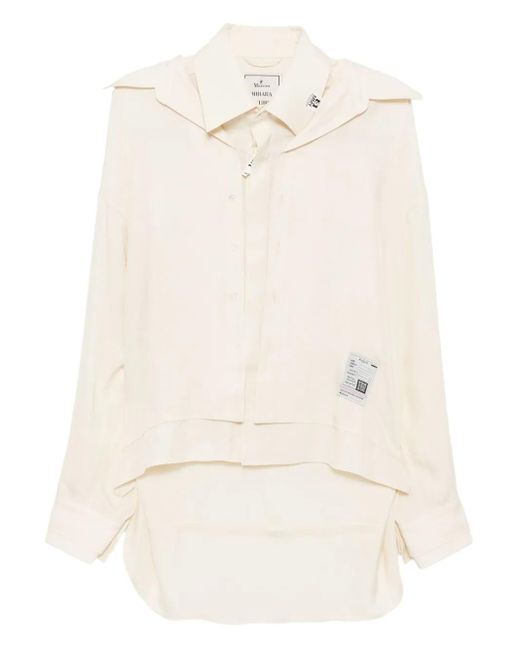 Maison Mihara Yasuhiro Natural Layered Shirt