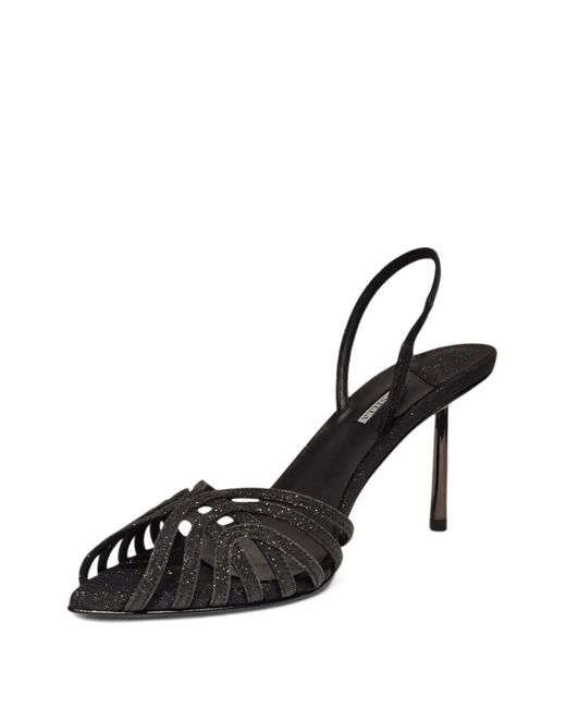 Le Silla Metallic Strappy Heeled Sandals