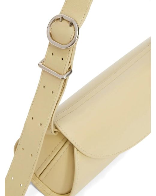 Jil Sander Natural Small Cannolo Iconic Line Shoulder Bag