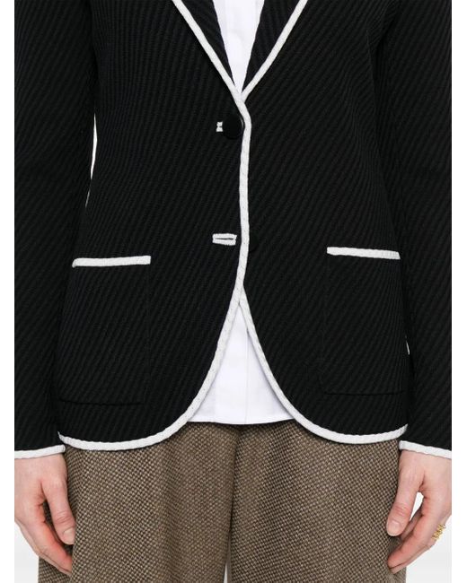 Giorgio Armani シングルジャケット Black