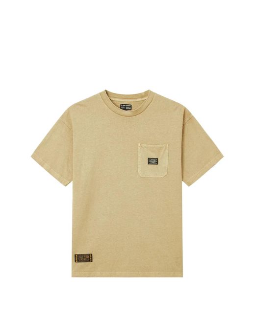 Izzue Natural Patch-Detail Pocket T-Shirt for men