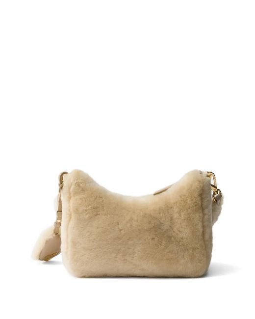 Borsa Re-Edition Mini di Prada in Natural