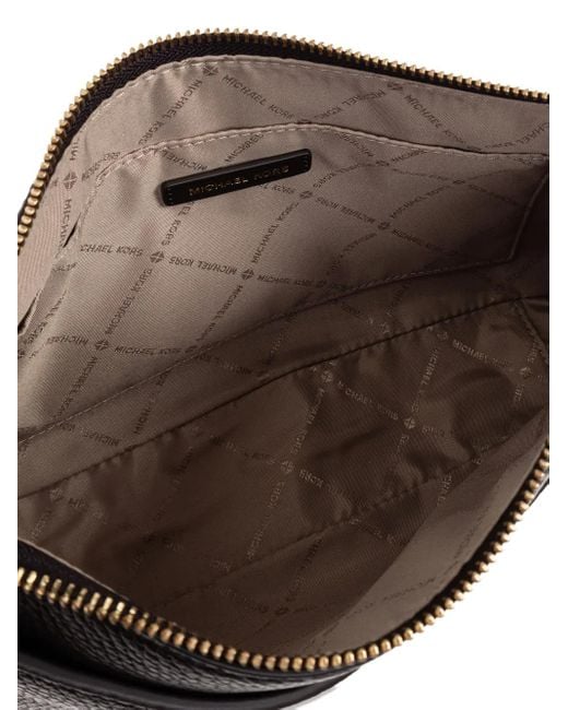 MICHAEL Michael Kors Black Zip-Top Shoulder Bag