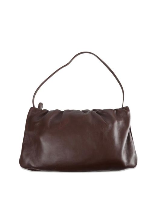 The Row Brown Handtasche mit Raffungen