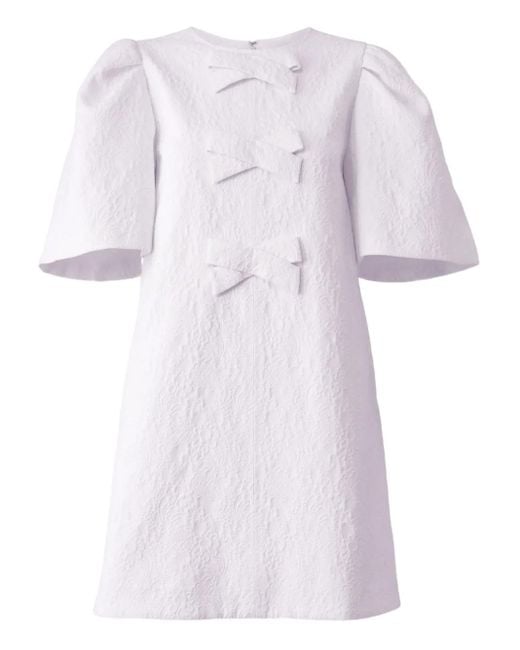 Abito Corto di Carolina Herrera in White